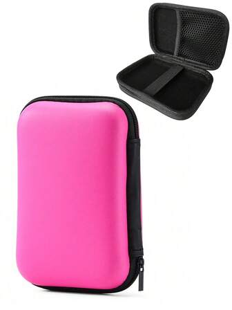 Shockproof Hard Drive Case - Universal Fit For Canvio, Seagate Expansion, WD Elements - Compact, Secure, And Portable Storage Solution