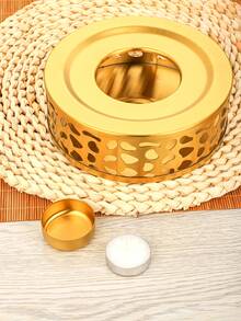 قطعة واحدة من دفاية إبريق الشاي، دفاية من الفولاذ المقاوم للصدأ، لوازم فن الشاي الراقية، هدية مثالية، من الفولاذ المقاوم للصدأ السميك، متينة وطويلة الأمد، طقم شاي من الفولاذ المقاوم للصدأ، دفاية الشاي، تشمل حامل شمعة صغير وموقد، سخان إبريق الشاي المعدني، حامل شمعة من الفولاذ المقاوم للصدأ. مناسب لإبريق الشاي الزجاجي، وإبريق الشاي الفولاذي، وإبريق الشاي الخزفي، وغيرها من الحاويات المقاومة للحرارة. يستخدم لتسخين الشاي والقهوة والحليب. دفاية إبريق الشاي عالمية.