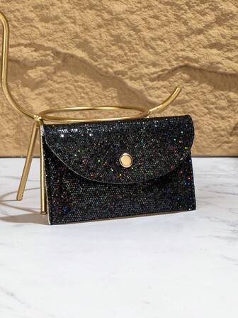Laser Starry Sky Sequin Cute Coin Purse, Lightweight Casual Portable Mini Wallet Small Wallet Card Wallet Coin Wallet