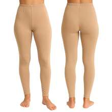 Anagua Microfiber Second Skin Long Anti-Transparency Pants For Women's Protection - 米色 - 查看 1