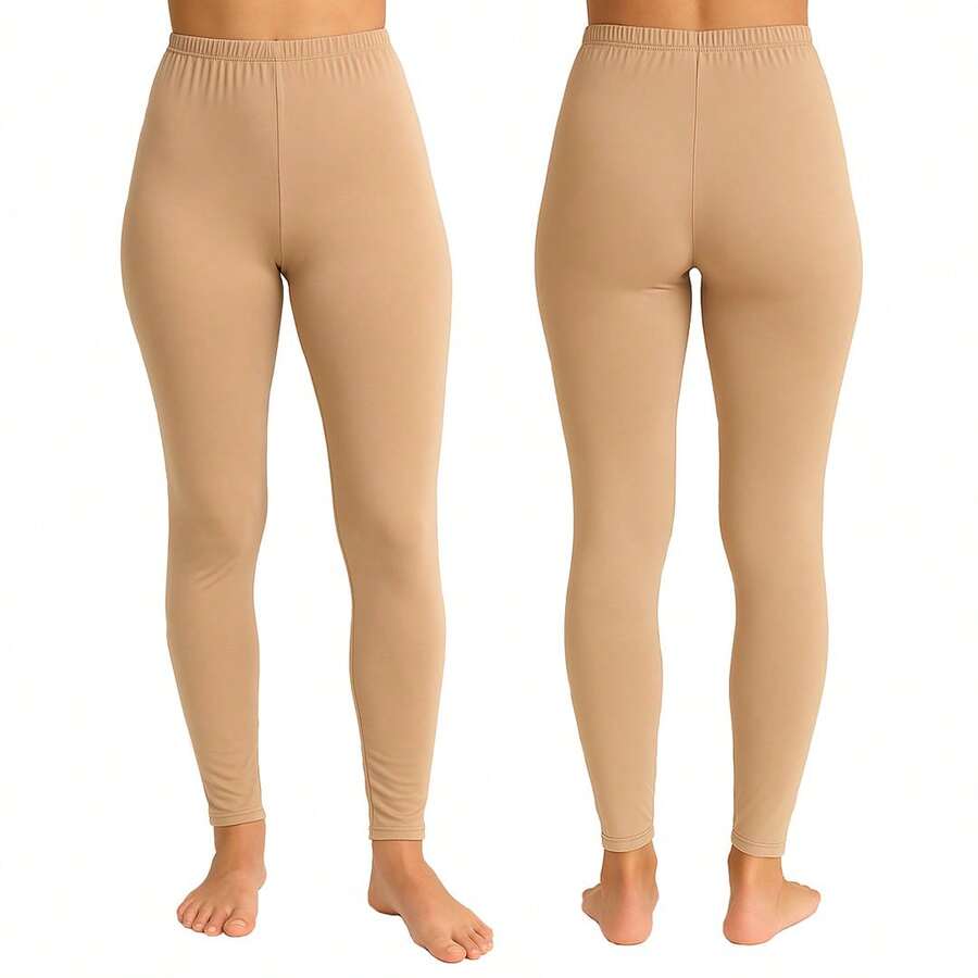 Anagua Microfiber Second Skin Long Anti-Transparency Pants For Women's Protection - 米色 - 查看 1