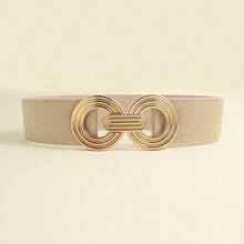 Symmetrical Buckle Belt Halloween Summer, School Fall, Autumn, Halloween - Beige - View 13