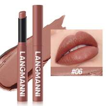 12 Colors Matte Twist-Up Lipstick, Velvety Texture Long-Lasting Pigmented, Suitable For Halloween, Christmas, Party And Gathering - 彩色 - 查看 20