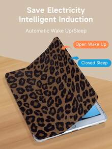 Tablet Protective Case With Leopard Print Pattern, Compatible With IPad 9.7/10.2/10.5/10.9/12.9/Pro 11, 10th Generation, Compatible With Samsung Galaxy Tab S6 Lite 10.4-Inch, Compatible With Kindle Paperwhite 12th Gen 2024, 2022 Kindle (11th Generation), Soft Anti Drop, Smart Stand/Automatic Wake-Up/Sleep. Plant Pattern Protective Cover.