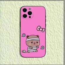 Halloween Cute BuBu DuDu Phone Case Covercompatible With  16,15,14,13,12,11,Pro,X,XS,Max,XR,Plus,Mini Soft Black Cover,Covercompatible With  17 Case,  17 Pro Case,  17 Pro Max Case - z1 - Xem 8