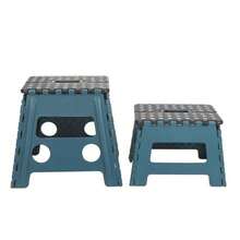 2-Pack ANVIL 8.5 IN. & 12.5 IN. FOLDING STEP STOOLS-Lightweight, Sturdy And Easy To Store. - Màu xanh đậm - Xem 7