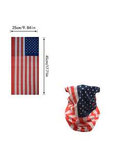 Red Solid Color Men's Hooded Fleece Jumpsuit With A National Flag Mask, Long Sleeves With Front Pocket, Long Zipper, Hood Drawstrings, Comfortable And Stylish Workwear, Zip-Up Work Pants, One-Piece Loungewear, A Must-Have Gift, Mask Can Be Used As A Headscarf, Neck Warmer, Or Hat For Multifunctional Use. - 紅色 - 查看 3