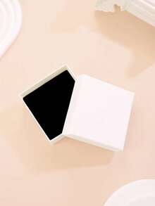 1pc Delicate Zirconia Ring S925or925 Sterling Silver Elegant Simple Women's Ring Mother's Day Exquisite Jewelry Gift