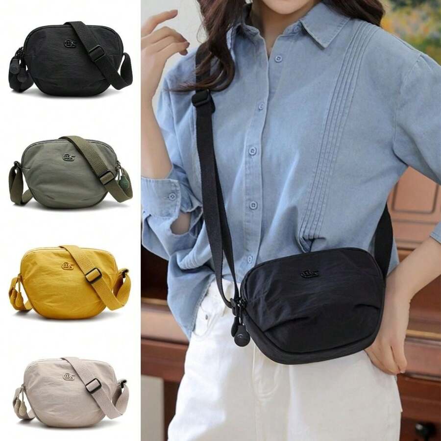 New Long Strap Shoulder Bag Light Weight All-Match Crossbody Bag Advanced Sense Durable Messenger Bag - Multicolor - View 1