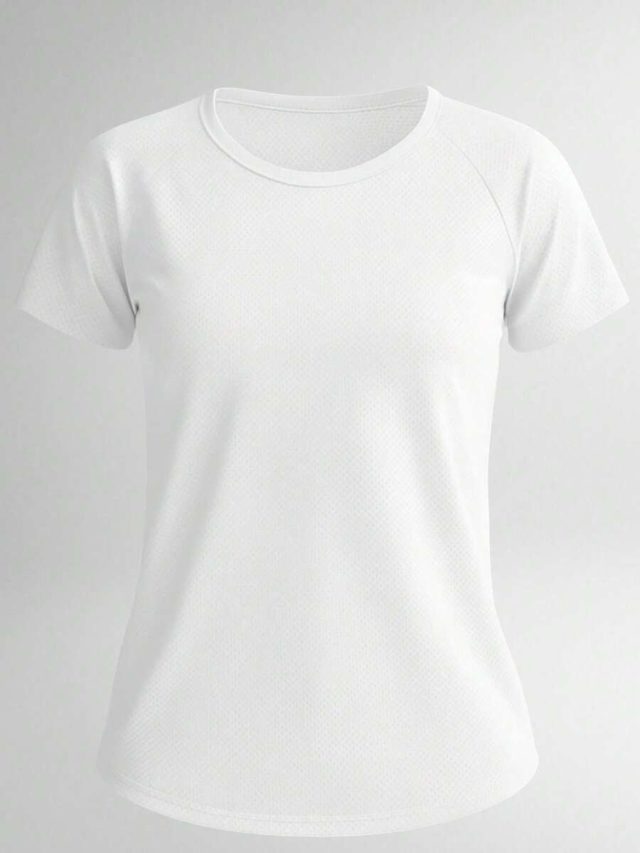 Women Sports Tees & Tanks - White - View 1