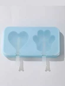 1pc Silicone Ice Pop Mold With Lid, Fruit Ice Cream Popsicle Maker Mold, Makes 4/6 Ice Lollies, Variety Of Fruit, Cartoon, Animal, Vegetable Shapes Available - Multicolor - View 13