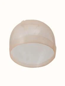 2pcs High Elasticity Wig Caps, Suitable For Everyday Wear - Beige - View 2