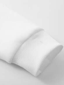 Áo hoodie nỉ nam Zrgoth in khẩu hiệu và hình đồ họa, phong cách đường phố cho mùa thu/đông. - trắng - Xem 8