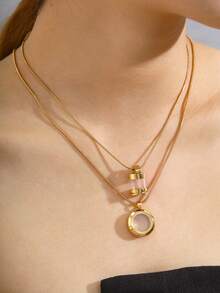 1pc Bohemian Style Women's Bracelet, Stainless Steel Bracelet, Minimally Designed, Lightweight And Elegant, Suitable For Daily Wear And Gatherings, It Is An Ideal Jewelry Gift For Girls And A Lover's Gift, Back To School, Mother's Gift, Halloween,Beach Essentials