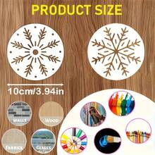 Set de 8 plantillas navideñas reutilizables - Plantillas de plástico con diseños de copos de nieve, bastón de caramelo, estrella y árbol de Navidad, Papá Noel, muñeco de nieve, adecuado para manualidades DIY, decoración del hogar, camisetas, artesanía, pintura en lienzo y muebles