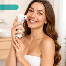 Facial Cleansing Brush Electric For Deep Skin Cleansing Face Scrubber Rechargeable For Exfoliating And Removing Blackhead Spin Face Brush For Massaging, Remove Makeup Facial Brush FB101 - Mặc định - Xem 3