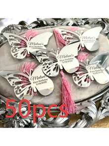 Miroirs en forme de papillon, cadeaux de bienvenue, cadeaux pour le 15e anniversaire, cadeaux pour le 16e anniversaire, cadeaux de mariage, cadeaux pour les demoiselles d'honneur, faveurs de fête - Multicolore - Voir 18