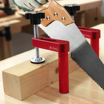 19毫米/20毫米台钳夹 铝合金 重型 无痕 适用于木工工作台工具