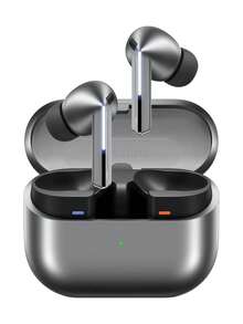 Samsung Galaxy Buds 3 AI True Wireless Active Noise Cancelling Earbuds (Refurbished) - Bạc - Xem 3