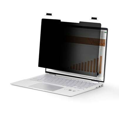 StarTech.com Filtro privacy touch ribaltabile da 14 pollici 16:10 per laptop - Filtro anti luce blu (51%) per laptop - Filtro antiriflesso - Reversibile - Protezione schermo per laptop