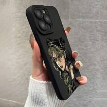 Funda de Teléfono Suave Angel Eyes con Patrón de  de Anime Impresión UV Cubierta Mate de Teléfono Protección Completa de 360 Grados para iPhone 11 12 13 14 Pro Max 15 XR X/XS 7 8 Plus SE Mini para Smartphone - Azul Klein - Ver 9