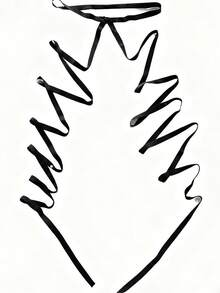 1 Pc Sexy Crisscross Elastic Strap Leg Chain, Personalized Multi-Layer Thigh Chain, Black Elastic Strap Leg Jewelry With Sexy Harajuku Style And Y2K Vibe - Multicolor - View 4