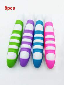 1/4pcs Travel Toothbrush, Foldable Design, Medium Bristles, Suitable For Camping, Couples, Travel And Business Trips - Multicolor - View 14