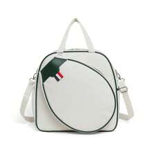 1pc 2025 New Large Capacity Tennis Racket Bag, Shoulder Strap Badminton Bag, Fashionable Women Sports Bag - Multicolor - View 16