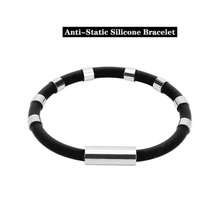 Anti-Static Silicone Wristband - Universal Magnetic Sports Bracelet For Daily Static Protection - Multicolor - View 6