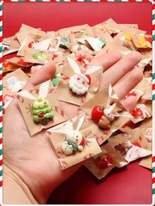 10/20/30 piezas Juego de imanes de nevera navideños, Imanes decorativos de nevera navideños, Adecuados para el hogar, la cocina, la oficina y las fiestas navideñas, Decoraciones magnéticas navideñas, Adecuados como decoraciones DIY y regalos de Navidad