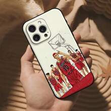 Anime S-Slam D-Dunk-s Phone Case Shockproof Case Covercompatible with  17 11 13 15 14 16 Pro Max 12 Mini 7 8 Plus XR X XS Matte Funda Phon,Covercompatible with  17 Hülle, 17 pro Hülle, 17 promax Hülle
