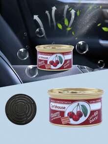 60天持久留香车载空气清新剂，优雅香氛营造清新宜人的车内氛围，也适用于家居除臭，多种香型可选，女士汽车配件，汽车装饰 - 彩色 - 查看 5