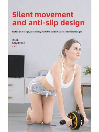 1 pezzo Rullo addominale con rimbalzo automatico, uno strumento magico per uno sviluppo rapido dei muscoli addominali. È utilizzato per rafforzare la forza centrale e modellare l'addome. Adatto per allenamenti domestici, palestra e appassionati di fitness di tutti i livelli. Unisex, chiunque può utilizzarlo per costruire la figura e migliorare la stabilità del core.