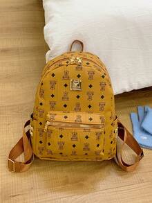 1pc Stylish And Casual Backpack. This Cute Cartoon Bear Backpack Features An Adjustable Shoulder Strap For A Versatile Autumn And Winter Look. It's Perfect For School, Work, Commuting, Travel, Shopping, And Outdoor Activities. It Also Makes A Great Birthday Gift For Friends And Family.