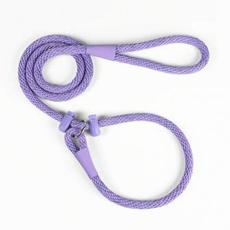 1条反光绳狗牵引绳，6英尺长，防拉扯训练牵引绳，适用于小型、中型和大型犬