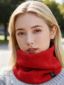 1 Stück/2 Stück/3 Stück Set dicke, thermisch gefütterte, warme und dehnbare Fahrrad-Schals - windundurchlässiger und kälteresistenter Doppellagenschal für Outdoor-Laufen, Skifahren, Damen warme Gesichtsmaske & Halswärmer, geeignet für Outdoor-Wintersport - Verschiedenfarbig - Übersicht 4