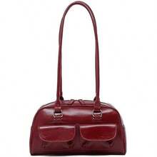 Y2k Shoulder Bag Small Shoulder Purse For Women  Women's Handbags PU Leather Vintage Tote Bags