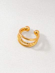 1pc Y2K Unique Handmade Lip Cuff, Fake Chin Jewel, No Piercing, Fake Lip Ring, Non-Piercing Lip Jewelry - Style 4 - View 3