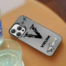 Custodia per telefono di stile V-VrunkS, compatibile con 16, 15, 14, 13, 12, 11 Pro Max, in finitura opaca bianca con effetto metallico laser aurora. Custodia compatibile con 17 Pro, 17 Pro Max, 17, 16 Pro.
