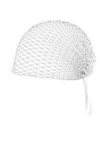 Bridal Rhinestone Fishnet Veil With Vintage Net & Headband For Party & Wedding Bride Veils For Women