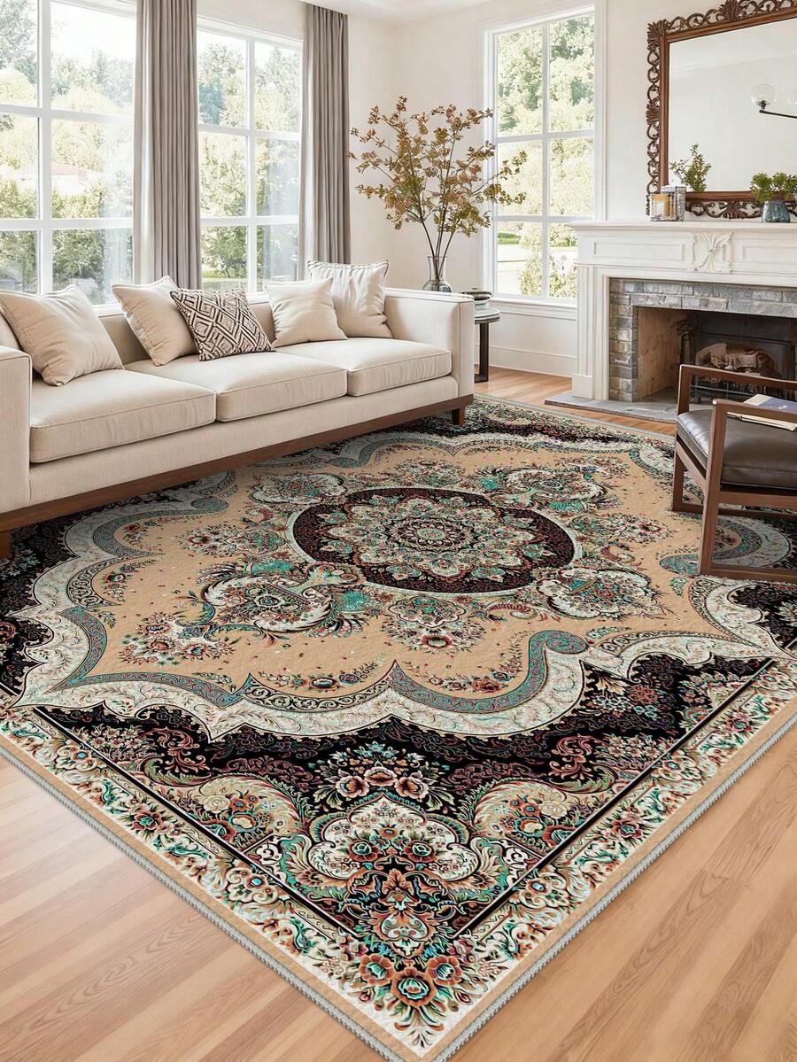 1 buc. Imitație de cașmir covor covor de pluș covor moale și pufos, luxos, lavabil la mașină, moale la atingere, covor de podea Shaggy, covor de living, covor de dormitor pentru decor acasă, decor de cameră, covor accent, acoperire de podea și multe altele