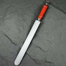 12 英寸宽扁平磨刀钢棒，高碳钢家用磨刀器，手持式多功能磨刀工具 - 彩色 - 查看 5