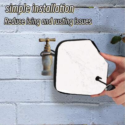 1pc Outdoor Faucet Freeze Protection Cover, Foam Insulation Sleeve For Water Pipe Anti-Freezing Insulation, Winter