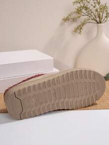 2025 Autumn/Winter New Bestseller, Casual & Comfortable All-Match Plush Lining, Waterproof Outer Layer, Anti-Slip Tread Design Suitable For Indoor & Outdoor, Women's House Slippers, Multiple Colors Available, Suitable For Home, Party, Commuting And Other Occasions, Plush & Warm, Suitable For Halloween, Christmas, - Beige - View 6