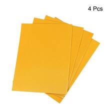 Self-Adhesive Velvet Patches Repair Patches For Clothing Repair Crafts Repair Kit Backpack Shoes Decoration Pack Of 4 - 黃色 - 查看 3