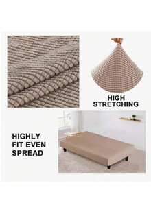 Funda De Sofá Cama Protectoras Grandes Cubre Salas Elásticas - Caqui - Ver 2