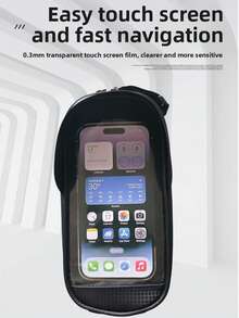 Torba na górną rurę roweru do stabilnego, odpornego na zużycie i wodoodpornego przechowywania telefonów i innych rzeczy: używana podczas jazdy na rowerze, odpowiednia dla rowerzystów. Torba na górną rurę roweru, stabilna, odporna na zużycie i wodoodporna torba do przechowywania telefonów komórkowych.