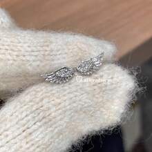 A Phoenix Spreading Its Wings And A Bird Full Of Diamonds Necklace, With A Light Luxury Temperament And Gorgeous Versatile Collarbone Chain, Suitable For Daily Wear, A Must-Have For Fashionable Ladies, And A Suitable Gift For Friends - 銀色 - 查看 6