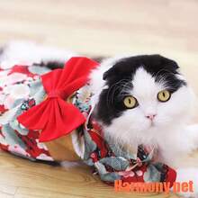 Hot ,Japanese Style Kimono,Pet Kimono,Dog Kimono,Pet Clothing,Dog Clothing,Cat Clothing,Dog Dress Up,Cat Dress Up,Butterfly End Waist Decoration,Shiba Inu,Corgi,Schnauzernati...Comfortable And Natural(Suitable For Photography And Photography) - Multicolor - View 3