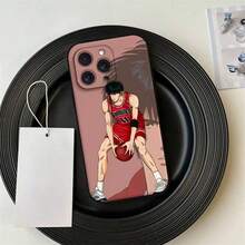 Anime S-Slam D-Dunk-s Phone Case Shockproof Case Covercompatible with  17 11 13 15 14 16 Pro Max 12 Mini 7 8 Plus XR X XS Matte Funda Phon,Covercompatible with  17 Hülle, 17 pro Hülle, 17 promax Hülle